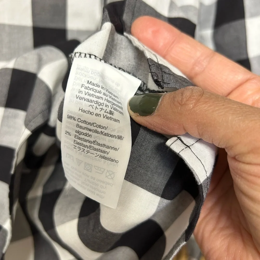 J.Crew Gingham Top